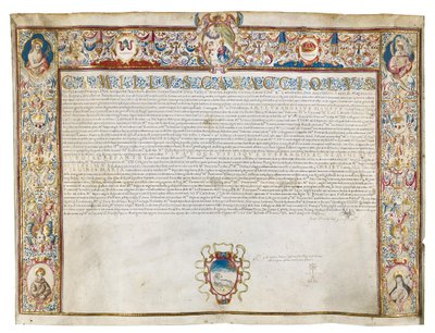Certificate of Honor, Issued by Camillo Caracciolo by Unbekannt Unbekannt